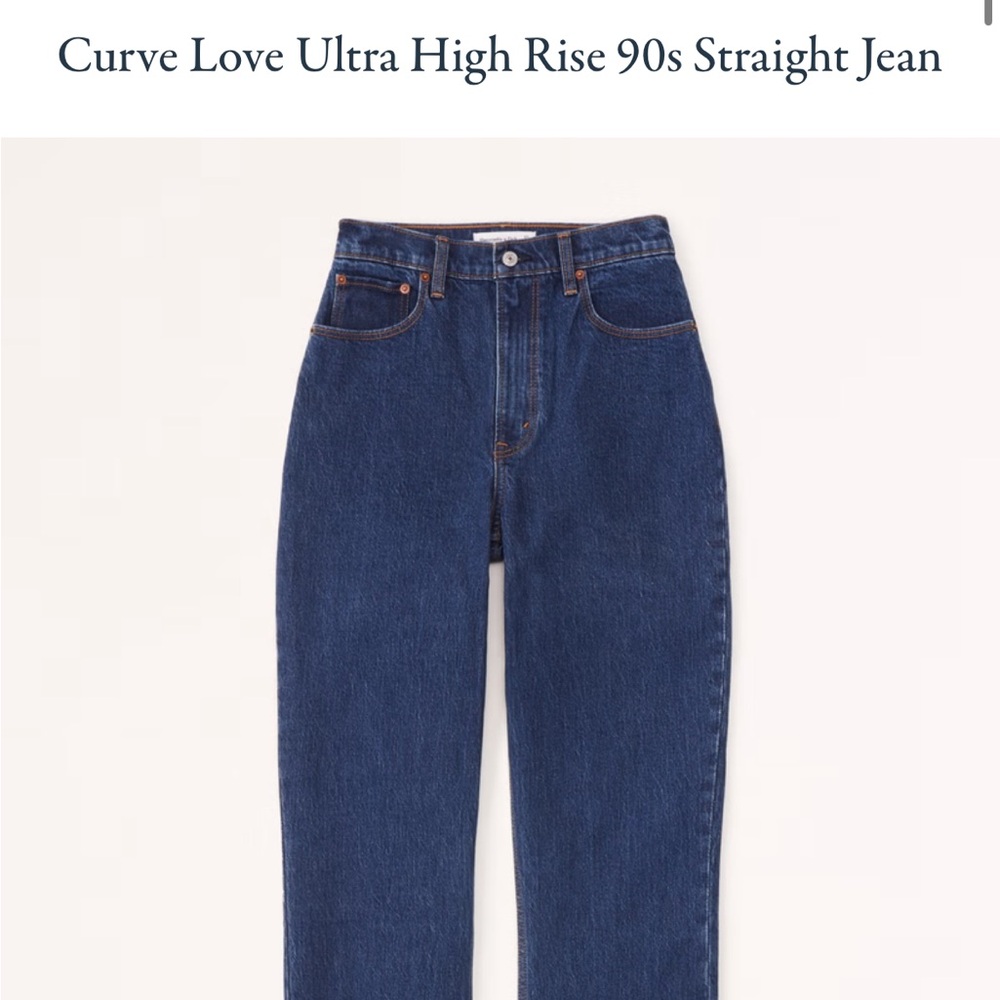Abercrombie & Fitch 90’s Straight Curve Love Jeans
